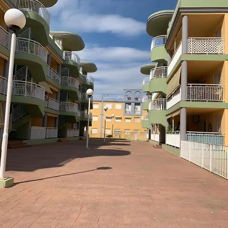 Apto Con Piscina En La Playa Cerca De Vlc Con Ac Puzol Exterior foto